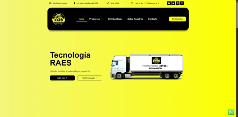 raes proteccion de motor pagina web